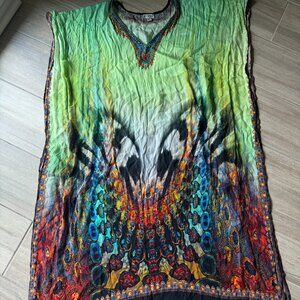 Beautiful multi-color women's kaftan M/L